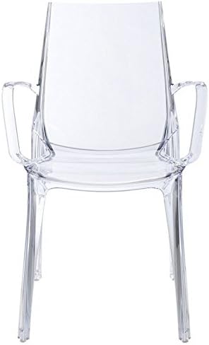 Italmodern Vanity Armchair in Transparent (Set of 2)