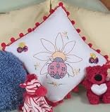 Fairway Stamped Learn To Stitch Accent Pillow 14