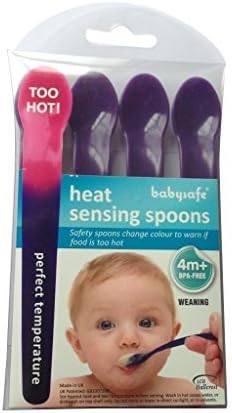 LCR Hallcrest Colour Change Heat Sensing Safety Spoons (Pack of 4) by LCR Hallcrest