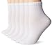 Hanes Women's 6 Pack Lightweight Comfort Blend Ankle (Extended Size)