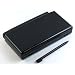 Onyx Black - High Quality Full Repair Housing Replacement Kit for Nintendo DS Lite with Hinge Set