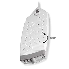 Belkin SurgeMaster Maximum Series - Surge suppressor ( external ) - 8 Output Connector(s)