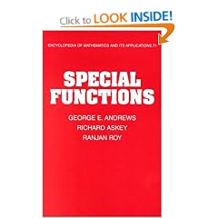 Special Functions: Encyclopedia of Mathematics and its Applications 71