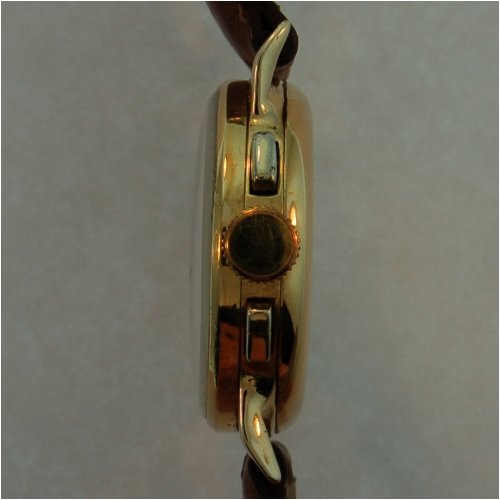 Vintage/Antique watch: Mid-Size Uni-Sex Girard-Perregaux Chronograph 14k Gold Watch 1940's,