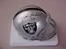 Jim Plunkett Hand Signed Autographed Oakland Raiders Riddell Football Mini Helmet w/ Photo of Signing