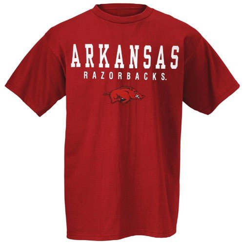 Arkansas Razorbacks Cardinal Collegiate Big Name T-shirt