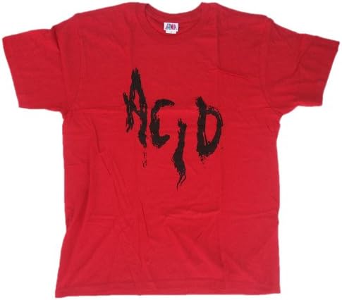 Fania Women's Acid T-Shirt Medium Red