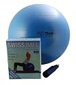 Fitness-Mad Swiss Ball with Pump & DVD 65cm Blue