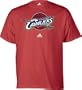NBA Men's Cleveland Cavaliers Short Sleeve T- Shirt (Burgundy, X Large)