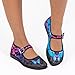 Hot Chocolate Design Chocolaticas Dark Butterfly Women's Mary Jane Flat Multicoloured US Size: 6
