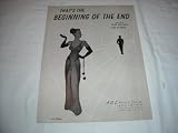 THE BEGINNING OF THE END JOAN WHITNEY 1946 SHEET MUSIC SHEET MUSIC 281