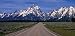 Snow Capped Mountians - Window Graphic 18 x 52