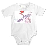 Onesie with math, thinking, mouse, cheese, pair