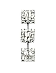 14K White Gold 0.75cttw Round Diamond Pendant