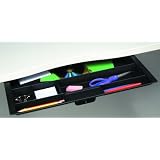 Underdesk Organizer - Add-On Drawer (Black) (2"H x 23"W x 17 1/4"D)