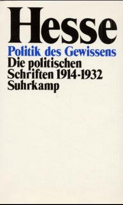 Politik des Gewissens, 2 Bde.
