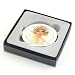 Elegant Silvertone Vanity Compact Mirror Flapper Girl 3