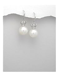 CZ Earrings In 92.5 Sterling Silver