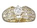 EGL Certified 1.32 cts Diamond Engagement Ring 14Kt Yellow Gold