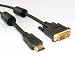6.5Ft (2M) DVI-D 24+1 Dual Link Male To HDMI Male (Bi-Directional) Cable with Ferrites - 6 FT