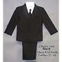 Boys Mini Tuxedo Dress Slacks Set Satin trim Lined Vest  Bowtie  Dress Shirt Infants & Toddlers