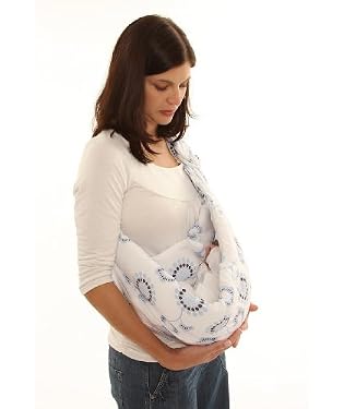 Baby Sense Trail Print Sling - Blue

