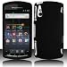 Black Hard Plastic Rubberized Case Cover for Sony Ericsson Xperia Play