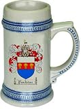 Pendleton Family Crest Stein / Coat of Arms beer mug