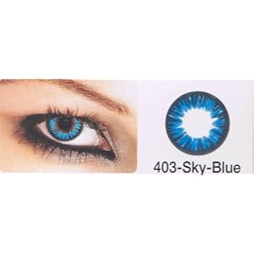 Non Prescription Color Contact Lenses Extra Oridinar - 403 Sky Blue