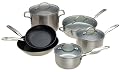 Simply Calphalon Stainless 10-Piece Cookware Set