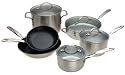 Simply Calphalon Stainless Steel 10-Piece Cookware Set