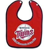 Caseys Distributing 9960601171 Minnesota Twins Two-Toned Snap Baby Bib by Caseys