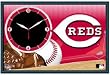 Cincinnati Reds Framed Clock - Baseball Sports Merchandise