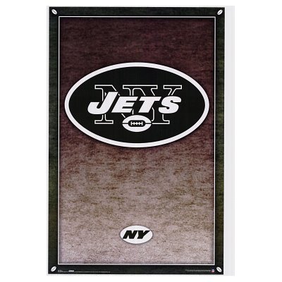 New York Jets NFL Logo Poster Print, 22x34 Poster Print, 22x34 Poster Print, 22x34