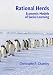 Rational Herds: Economic Models of Social Learning