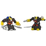 Androidz 2 inch Action Figure 2-Pack - Fire Storm & Drill SliceIMAGE