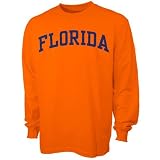Florida Gators Orange Vertical Arch Long Sleeve T-shirt