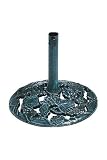 Grape Round Umbrella Stand 35lbs/18d Verdigris