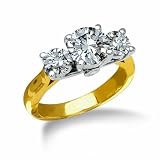 2 ct dtw 3 stone Anniversary Ring
