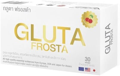 Gluta Frosta 30 Capsules Secret Recipe for Natural Clear White L-glutathione