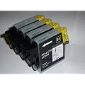 4 x black brother compatible ink cartridges LC985, LC 985, LC39, LC 39, RC, for brother printers, DCP-J315W, DCPJ315W, DCP J315W, 4 x LC985 black, "same day shipping"