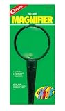 Coghlans Deluxe Magnifier For Kids Integrated 4x Magnification Inset Lens Safe Plastic Handle