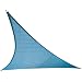 Coolaroo Triangle Shade Sail 11 Feet 10 Inches with Hardware Kit, Ocean Blue
