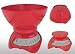 Kitchen & Housewares : ESCALI S63R Estilo Spring Scale - Cherry Red