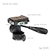 Grifiti Nootle Video Pan Head with Dual Level and Quick Release Plate Works with Nootle Ipad Tripod Mounts, Cameras, iPhone Mounts, Brackets, Music Stands, and Photography Light Stands