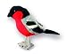 Fingerpuppe Vogel Gimpel Fink Spatz Sperling Tier Haustier Bauernhof Handspielpuppe Kasperlfigur Kasperle Figur bullfinch