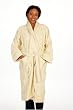 Organic Cotton Terry Bath Robe, Off-white