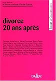 Revue Editions Dalloz - Sirey  / [Actes du colloque] Divorce 20 ans après