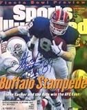 Steve Tasker Autographed/Hand Signed Sports Illustrated Magazine (Bufallo Bills)