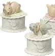Nicol Sayre Springtime Containers Bluebird and Bunny Set of 2